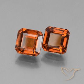 Shop natural 2.90ct Orange rougeâtre Grenat Hessonite gems, Octogone / coupe Émeraude, from Madagascar at GemSelect. In stock, global shipping!