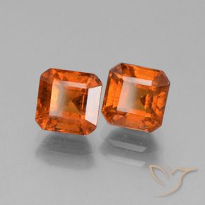 Shop natural 3.23ct Ambre orange Grenat Hessonite gems, Octogone / coupe Émeraude, from Madagascar at GemSelect. In stock, global shipping!