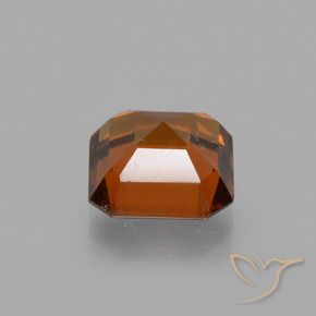 Grenat Hessonite Orange foncé naturelle Octogone / coupe Émeraude, 1.94 ct, VS