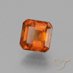Grenat Hessonite Orange moyen naturelle Octogone / coupe Émeraude, 1.81 ct, VS