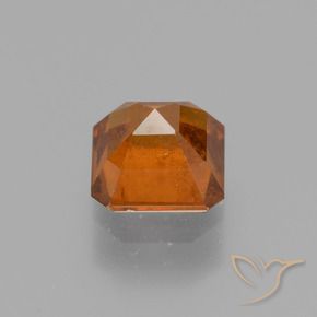 Grenat Hessonite Orange moyen naturelle Octogone / coupe Émeraude, 1.81 ct, VS