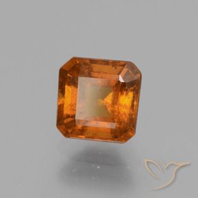 Grenat Hessonite Orange moyen-foncé naturelle Octogone / coupe Émeraude, 1.80 ct, VS-SI