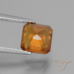 Grenat Hessonite Orange moyen-foncé naturelle Octogone / coupe Émeraude, 1.80 ct, VS-SI