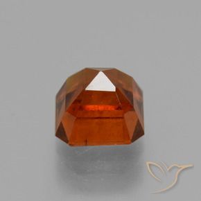Grenat Hessonite Orange foncé naturelle Octogone / coupe Émeraude, 2.51 ct, VS-SI