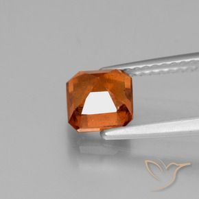 Grenat Hessonite Orange moyen naturelle Octogone / coupe Émeraude, 1.56 ct, VS