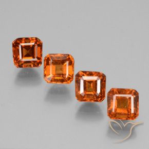 Shop natural 3.59ct Orange feu Grenat Hessonite gems, Octogone / coupe Émeraude, from Madagascar at GemSelect. In stock, global shipping!