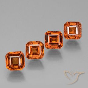 Shop natural 3.69ct Orange foncé Grenat Hessonite gems, Octogone / coupe Émeraude, from Madagascar at GemSelect. In stock, global shipping!