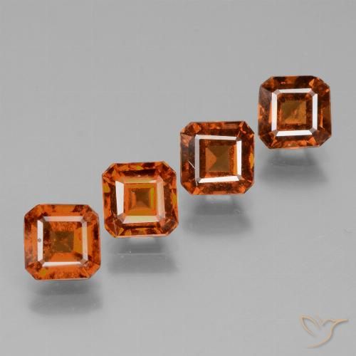 Shop natural 3.09ct Orange foncé Grenat Hessonite gems, Octogone / coupe Émeraude, from Madagascar at GemSelect. In stock, global shipping!