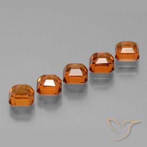 Shop natural 4.34ct Orange foncé Grenat Hessonite gems, Octogone / coupe Émeraude, from Madagascar at GemSelect. In stock, global shipping!