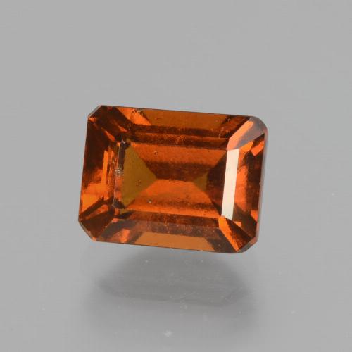Grenat hessonite orange naturelle taille émeraude, 2,54 ct, VS-SI