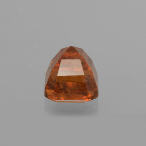 Grenat hessonite orange naturelle taille émeraude, 1,22 ct, VS-SI