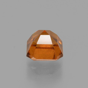 Grenat Hessonite Cannelle Orange naturelle Taille émeraude, 0.96 ct, VS