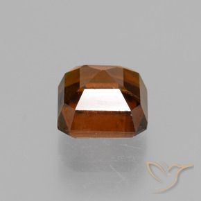 Grenat Hessonite Ambre orange naturelle Octogone / coupe Émeraude, 1.62 ct, VS
