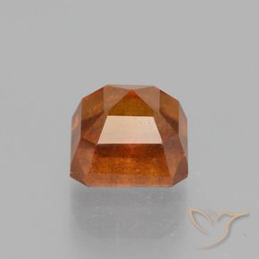 Grenat Hessonite Orange moyen naturelle Octogone / coupe Émeraude, 1.78 ct, VS-SI
