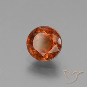 Grenat Hessonite Ambre orange naturelle Tour, 1.90 ct, VS-SI