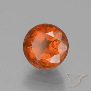 Grenat Hessonite Orange moyen naturelle Coupe roude, 1.71 ct, VS