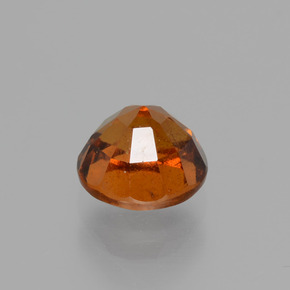 Grenat Hessonite Cannelle Orange naturelle Coupe roude, 1.36 ct, VS