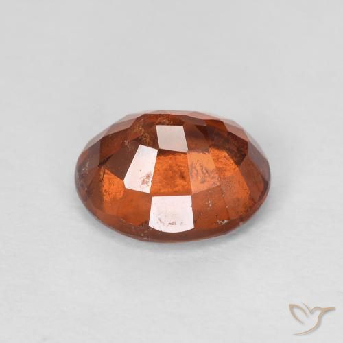 Grenat Hessonite Orange moyen naturelle ovale, 2.42 ct, VS-SI