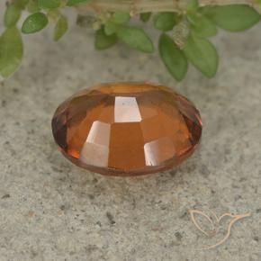 Grenat Hessonite Orange moyen-foncé naturelle ovale, 2.37 ct, VVS-VS
