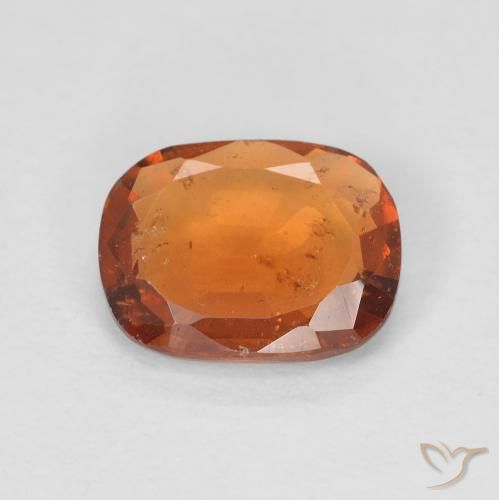 1.82ct Naturel Orange jaunâtre Grenat Hessonite, Coussin, VS-SI