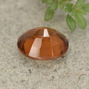 Grenat Hessonite Orange foncé naturelle ovale, 2.52 ct, VS