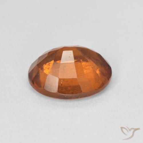 Grenat Hessonite Orange foncé naturelle ovale, 2.49 ct, VS-SI