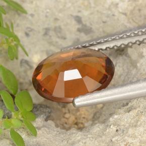 Grenat Hessonite Orange moyen-foncé naturelle Coupe ovale, 1.95 ct, VS