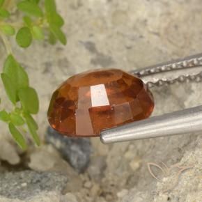 Grenat Hessonite Orange moyen-foncé naturelle ovale, 1.97 ct, VS-SI
