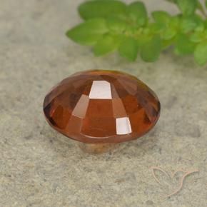 Grenat Hessonite Orange foncé naturelle ovale, 2.70 ct, VS-SI