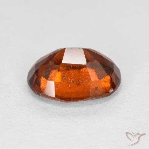 Grenat Hessonite Orange foncé naturelle ovale, 1.96 ct, VS-SI