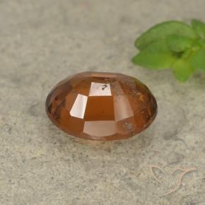 Grenat Hessonite Orange jaunâtre naturelle ovale, 1.84 ct, VS-SI