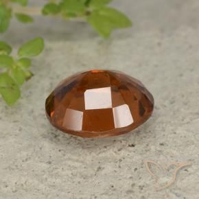 Grenat Hessonite Orange foncé naturelle ovale, 2.32 ct, VS-SI