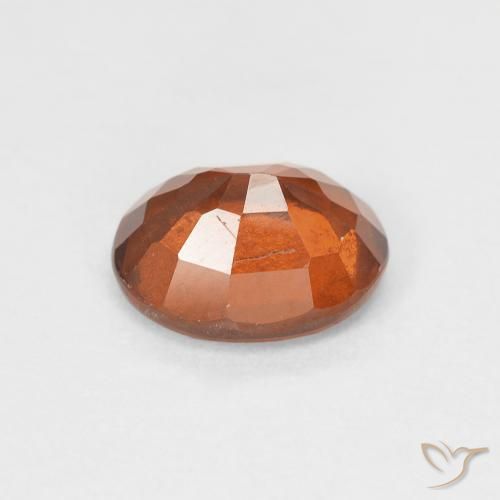 Grenat Hessonite Ambre orange naturelle ovale, 1.90 ct, VS-SI