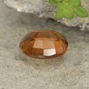 Grenat Hessonite Orange moyen-foncé naturelle ovale, 1.93 ct, VS