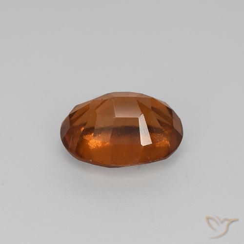 Grenat Hessonite Orange moyen naturelle ovale, 2.04 ct, VS