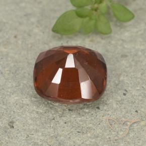 Grenat Hessonite Ambre orange naturelle Coussin, 1.87 ct, VS