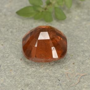 Grenat Hessonite Orange foncé naturelle Coussin, 1.92 ct, VS-SI