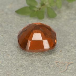 Grenat Hessonite Orange foncé naturelle Coussin, 1.91 ct, VS