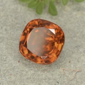 Grenat Hessonite Orange moyen naturelle Coussin, 1.80 ct, VS-SI
