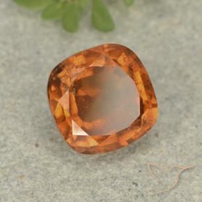 Grenat Hessonite Orange moyen naturelle Coussin, 1.92 ct, VS-SI