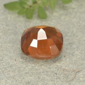 Grenat Hessonite Orange moyen naturelle Coussin, 1.92 ct, VS-SI