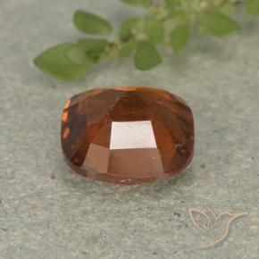 Grenat Hessonite Ambre orange naturelle Coussin, 1.86 ct, VS
