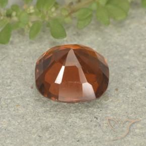 Grenat Hessonite Ambre orange naturelle Coussin, 1.75 ct, VS