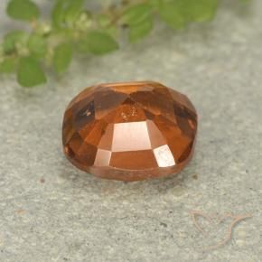 Grenat Hessonite Orange moyen-foncé naturelle Coussin, 1.94 ct, VS
