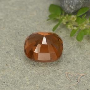 Grenat Hessonite Orange moyen naturelle Coussin, 1.78 ct, VVS-VS