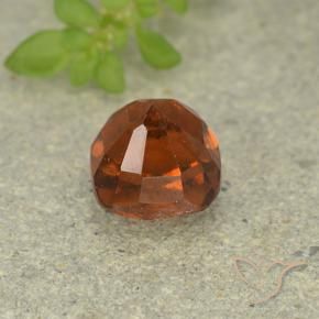 Grenat Hessonite Orange rougeâtre naturelle Coussin, 1.83 ct, VS