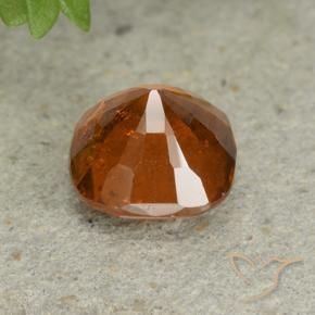 Grenat Hessonite Ambre orange naturelle Coussin, 1.80 ct, VS