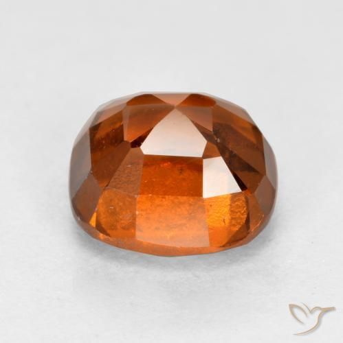 Grenat Hessonite Orange feu naturelle Coussin, 1.94 ct, VS
