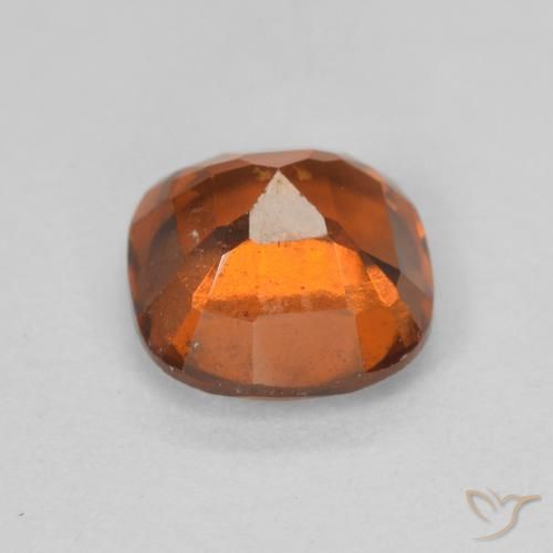 Grenat Hessonite Orange rougeâtre naturelle Coussin, 1.93 ct, VS