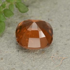 Grenat Hessonite Orange moyen-foncé naturelle Coussin, 1.92 ct, VS